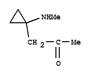 (9ci)-1-[1-(甲基氨基)环丙基]-2-丙酮结构式_241487-55-8结构式