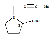 (2s)-(9ci)-1-(2-丁炔基)-2-吡咯烷羧醛结构式_243454-30-0结构式