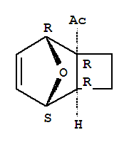 1-[(1R,2R,5R,6S)-9-氧杂三环[4.2.1.0<sup>2,5</sup>]壬-7-烯-2-基]乙酮结构式_245320-85-8结构式