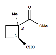 (1r,2s)-rel-(9ci)-2-甲酰基-1-甲基-环丁烷羧酸甲酯结构式_249930-56-1结构式