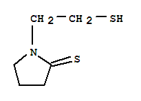 1-(2-疏基乙基)-2-吡咯烷硫酮结构式_251318-68-0结构式