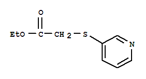 (9ci)-(3-吡啶硫代)-乙酸乙酯结构式_251452-66-1结构式