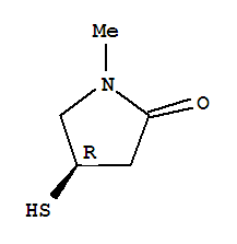 (4r)-(9ci)-4-疏基-1-甲基-2-吡咯烷酮结构式_252642-40-3结构式