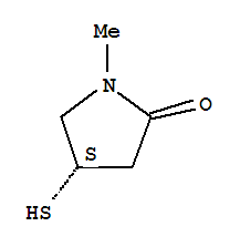 (4s)-(9ci)-4-疏基-1-甲基-2-吡咯烷酮结构式_252642-43-6结构式