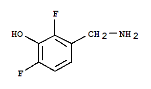 (9CI)-3-(氨基甲基)-2,6-二氟-苯酚结构式_252664-91-8结构式