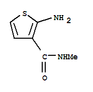 2-氨基-n-甲基-3-噻吩羧酰胺结构式_252963-49-8结构式