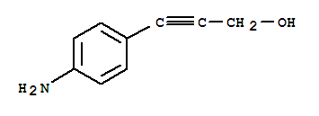 3-(4-氨基苯基)-2-丙炔-1-醇结构式_253167-82-7结构式