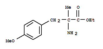 (S)-2-amino-3-(4-methoxy-phenyl)-2-methyl-propionic acid ethyl ester Structure,25441-65-0Structure