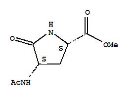 (4s)-(9ci)-4-(乙酰基氨基)-5-氧代-L-脯氨酸甲酯结构式_254909-26-7结构式