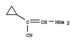 (9ci)-alpha-[(二甲基氨基)亚甲基]-环丙烷乙腈结构式_256376-57-5结构式