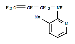 (9ci)-3-甲基-n-2-丙烯基-2-吡啶胺结构式_256379-30-3结构式