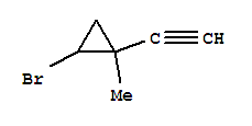 (7ci,8ci)-2-溴-1-乙炔-1-甲基-环丙烷结构式_2568-76-5结构式