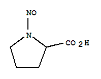 1-亚硝基-脯氨酸结构式_2571-28-0结构式