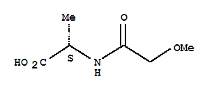 L-alanine, n-(methoxyacetyl)-(9ci) Structure,257638-52-1Structure