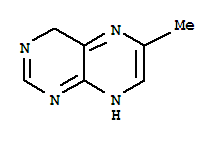 (8CI)-3,4-二氢-6-甲基-蝶啶结构式_25911-73-3结构式