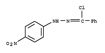 N-(4-硝基苯基)苯羰基亚肼酰氯结构式_25939-13-3结构式