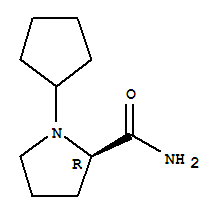 (2r)-(9ci)-1-环戊基-2-吡咯烷羧酰胺结构式_259538-82-4结构式