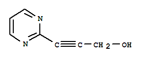 3-(嘧啶-2-基)-2-丙炔-1-醇结构式_260441-08-5结构式