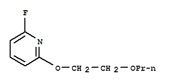 (9CI)-2-氟-6-(2-丙氧基乙氧基)-吡啶结构式_261519-47-5结构式