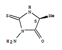 (5s)-(9ci)-3-氨基-5-甲基-2-硫氧代-,4-咪唑啉酮结构式_262438-36-8结构式