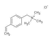 (Ar-乙烯基苄基)三甲基氯化铵结构式_26616-35-3结构式