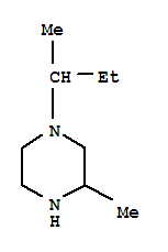(9ci)-3-甲基-1-(1-甲基丙基)-哌嗪结构式_26864-89-1结构式