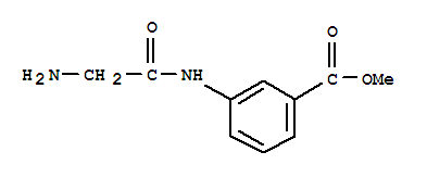 (9ci)-3-[(氨基乙酰基)氨基]-苯甲酸甲酯结构式_269071-12-7结构式