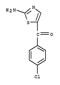 (2-氨基-5-噻唑)-(4-氯苯基)-甲酮结构式_27053-24-3结构式
