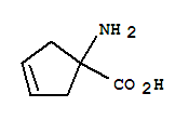 1-氨基-3-环戊烯羧酸结构式_27314-05-2结构式
