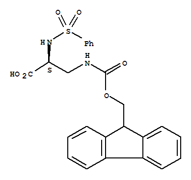 (S)-fmoc-3-amino-2-(phenylsulfonylamino)-propionic acid Structure,273399-94-3Structure