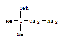 (9ci)-2-甲基-2-苯氧基-1-丙胺结构式_274686-25-8结构式