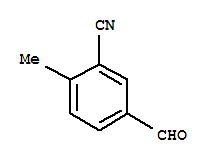 5-甲酰基-2-甲基苯甲腈结构式_27613-36-1结构式