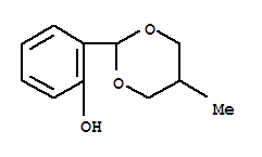 (8ci)-o-(5-甲基-m-二噁烷-2-基)-苯酚结构式_27942-91-2结构式