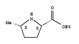 顺式-(8ci)-5-甲基-脯氨酸乙酯结构式_28168-91-4结构式