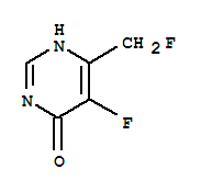(8ci)-5-氟-6-(氟甲基)-4-羟基嘧啶结构式_28246-13-1结构式