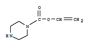 1-哌嗪羧酸乙烯酯结构式_284039-54-9结构式