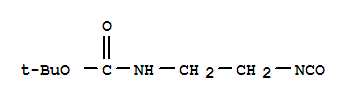 N-(2-异氰酰基乙基)-氨基甲酸 1,1-二甲基乙酯结构式_284049-22-5结构式