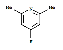(9CI)-4-氟-2,6-二甲基-吡啶结构式_28489-31-8结构式