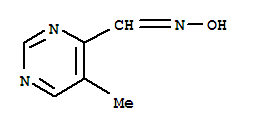 (8ci)-5-甲基-4-嘧啶羧醛肟结构式_28648-79-5结构式