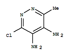 (8CI)-4,5-二氨基-3-氯-6-甲基-吡嗪结构式_28682-88-4结构式