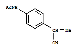 2-(4-(Acetylamino)phenyl)propionitrile Structure,28694-91-9Structure