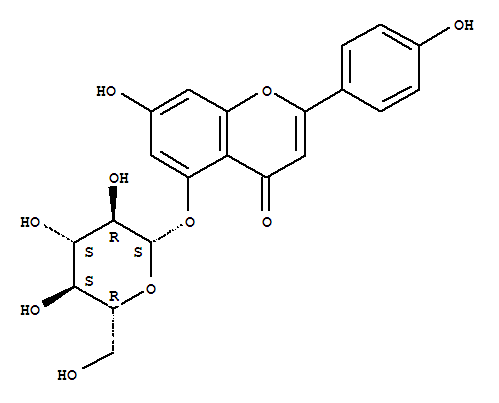5-O-beta-D-吡喃葡萄糖苷芹菜甙元结构式_28757-27-9结构式