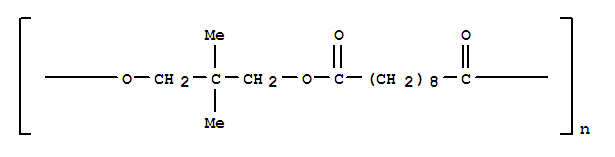 聚新戊二醇癸二酸酯结构式_28759-54-8结构式