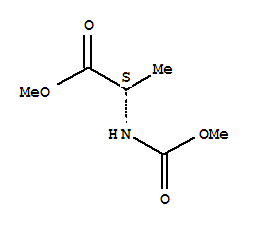 (9ci)-n-(甲氧基羰基)-L-丙氨酸甲酯结构式_28819-00-3结构式