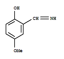 (9CI)-2-(亚氨基甲基)-4-甲氧基-苯酚结构式_288256-46-2结构式