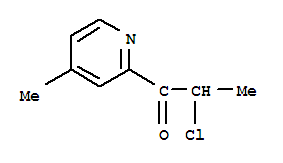 (9ci)-2-氯-1-(4-甲基-2-吡啶)-1-丙酮结构式_289469-59-6结构式