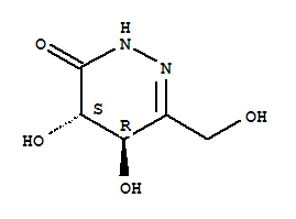 3(2H)-pyridazinone, 4,5-dihydro-4,5-dihydroxy-6-(hydroxymethyl)-, (4s,5r)-(9ci) Structure,291744-32-6Structure