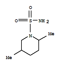 (8ci)-2,5-二甲基-1-哌啶磺酰胺结构式_29609-26-5结构式