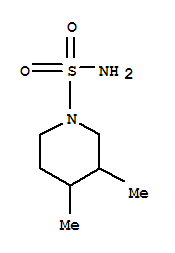 (8ci)-3,4-二甲基-1-哌啶磺酰胺结构式_29609-27-6结构式