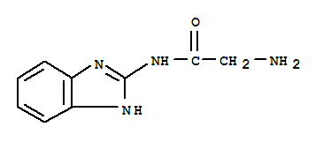 (9ci)-2-氨基-n-1H-苯并咪唑-2-基-乙酰胺结构式_297150-86-8结构式
